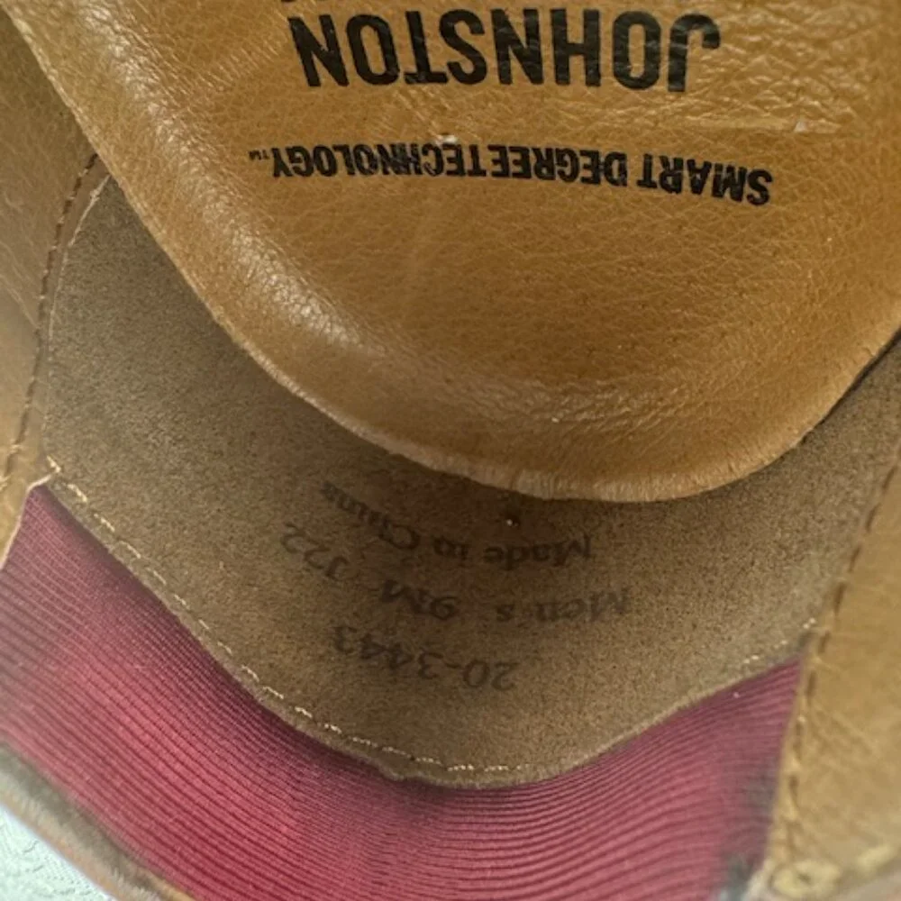 Johnston & Murphy Men's Conrad 2.0 Mahogany Full Grain Size 9M